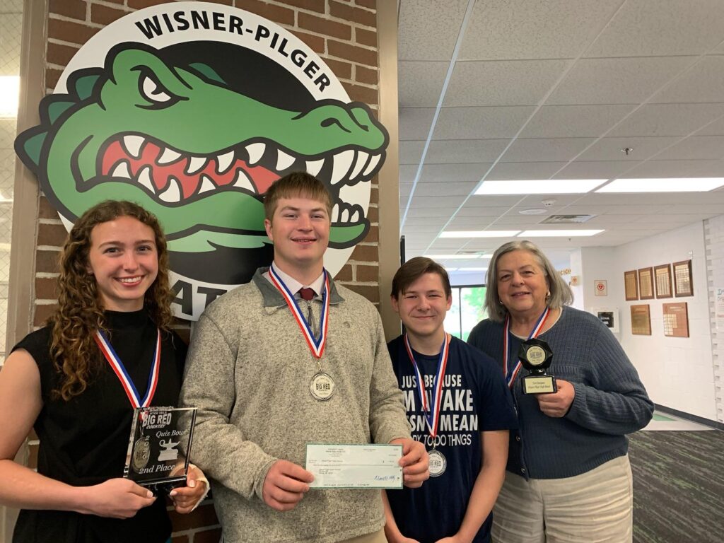 WisnerPilger Presented Second Place KTCH Quiz Bowl Awards WDN