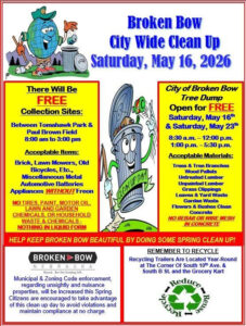 City-Wide Clean Up Today in Broken Bow