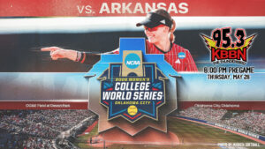 Huskers start Women's College World Series tonight against Arkansas, listen on KBBN