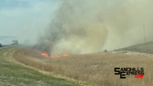 Grass fire starts south of Broken Bow near Highway 21 Thursday morning