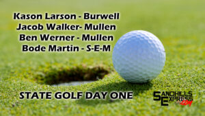 Area golfers complete day one at state golf, Mullen golfers in top 10