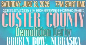 Custer County Demolition Derby is Saturday night, concert to follow
