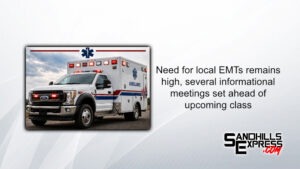 Informational meetings scheduled over this week ahead of upcoming EMT class