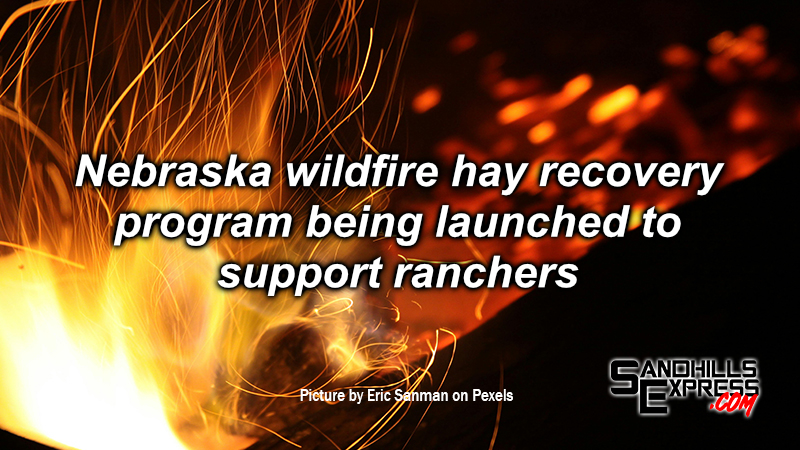 Nebraska wildfire hay recovery program launched, hay can be harvested from eligible state highway rights-of-way