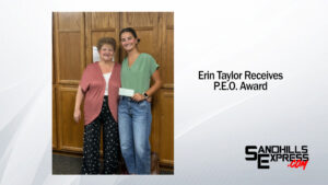 Erin Taylor Receives P.E.O. Award