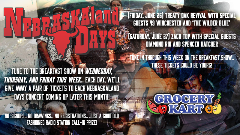 Nebraskaland Days tickets (ends 6/12)
