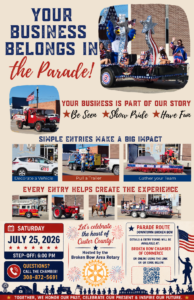Custer County Fair Parade Tomorrow Evening