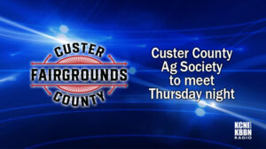 Custer County Ag Society with all new business items on agenda
