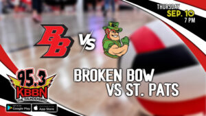 Local Sports Calendar 9/9 - Broken Bow vs NPSP Volleyball on KBBN
