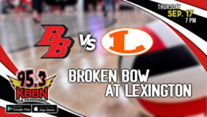 Local Sports Calendar 9/17 - Broken Bow Volleyball vs Lexington on KBBN