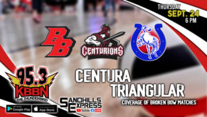 Local Sports Calendar 9/24 - Broken Bow Volleyball at Centura Triangular on KBBN / Video