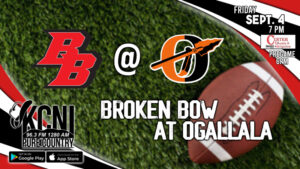 Local Sports Calendar 9/4 - Broken Bow at Ogallala Football on KCNI