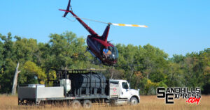 Helicopter weed control project underway across area river systems