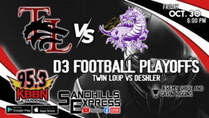 State Football Playoffs Begin - Anselmo-Merna at Wausa on KCNI / Twin Loup vs Deshler on KBBN / Video