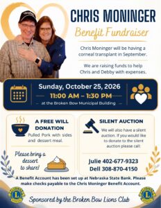 Benefit fundraiser for Moningers to be held on Sunday