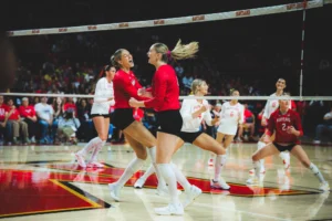 No. 1 Huskers Sweep Maryland on Saturday