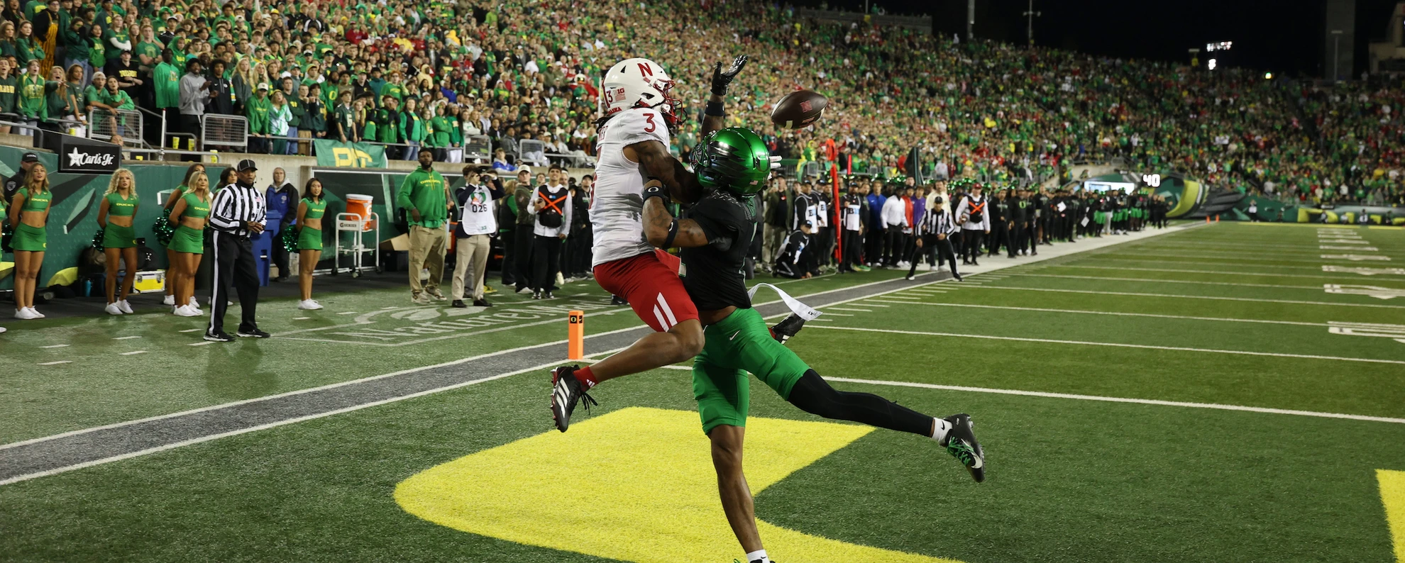 Nebraska Comes Up Short in Late Loss at Oregon